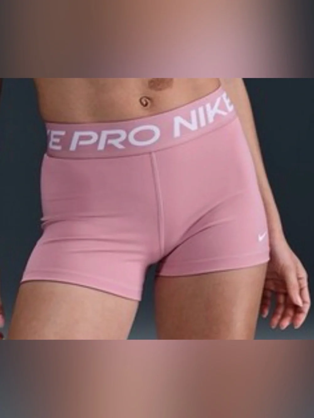 Nike Pink Performance Compression Shorts